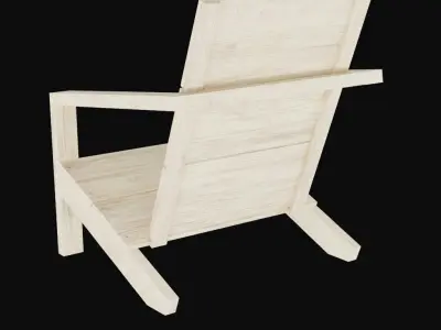 Adiroandack chair Free 3D model