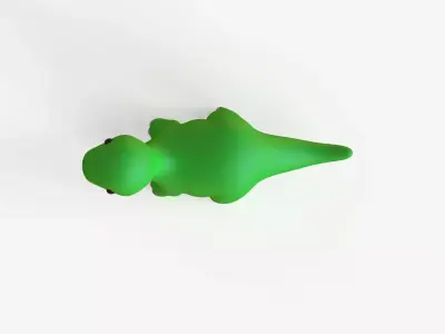 Dinosaur Diplodocus Low-poly 3D model