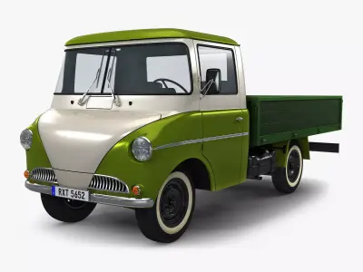 Generic Retro Light Duty Truck M 3 3D model