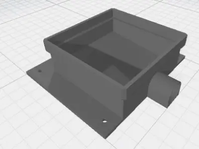 Modular hydroponic tower 3D print model