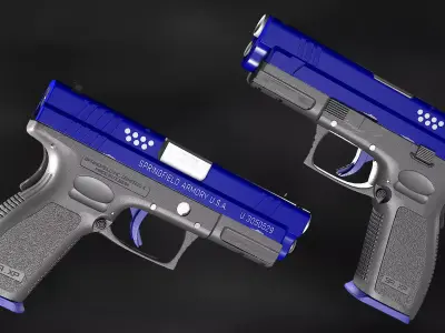 Custom Xp-9 Free low-poly 3D model