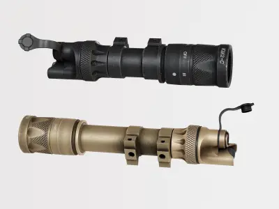 Surefire Scout Light M300V-M600V Low-poly 3D model