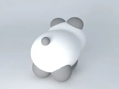 Panda Bear Free 3D model