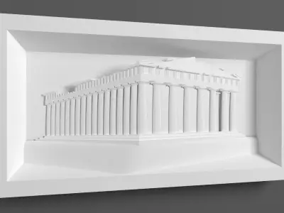 Parthenon for CNC Router and Free 3D print model
