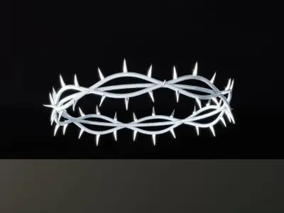 Kendrick Lamar Crown Low-poly 3D model