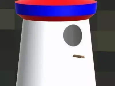 Lighthouse Birdhouse Free 3D print model