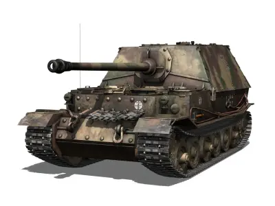 Ferdinand Tank destroyer - Tiger P - 114 3D model
