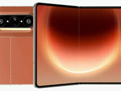 Huawei Pura X Max Vibrant Orange 3D model