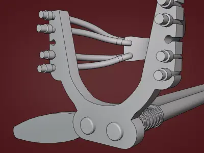 Slingshot pair of rifles Free low-poly 3D model