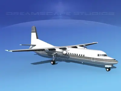 Fokker F-60 Corporate 6 3D model