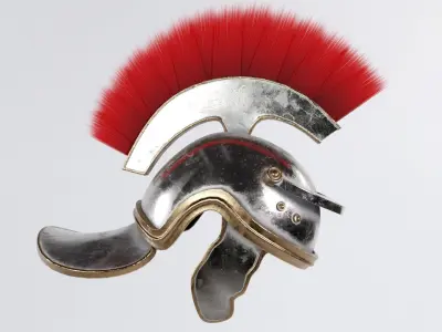 Centurian Helmet Low-poly 3D model