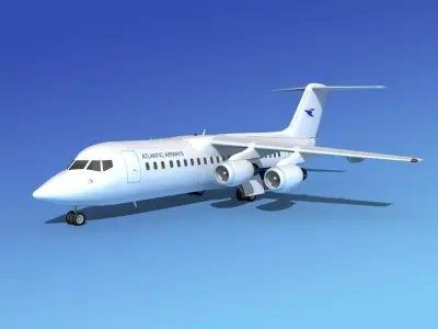 BAe 146-300 Atlantic Air 3D model