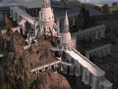 Narnia Fortress 1 3D model
