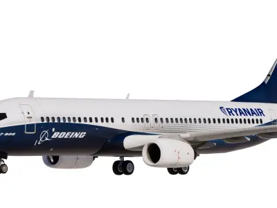 Ryanair Boeing House 737-800 3D model