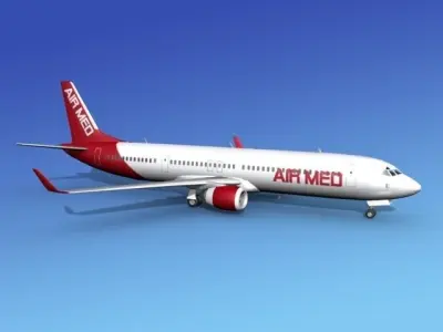 Boeing 737-900ER Air Med 3D model