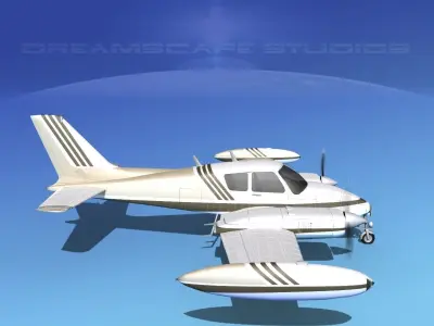 Cessna 310 V03 3D model