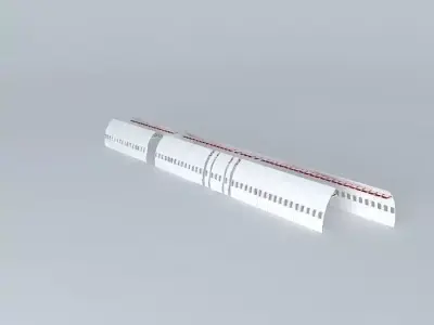 Pan Am 707 Cabin Panels Free 3D model