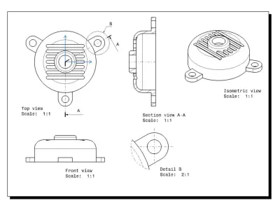 Motor Fan Casing Free 3D model