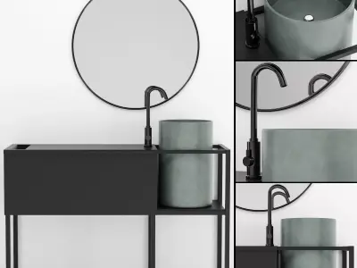 Bathroom furniture Free 3D model get