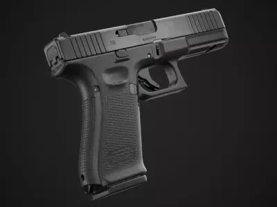 Glock 17 Gen 5 Game Ready Low-poly 3D model