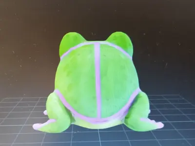 frog plush 3D model
