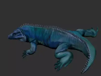 iguana 3D model