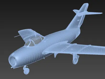 MiG-15 3D model