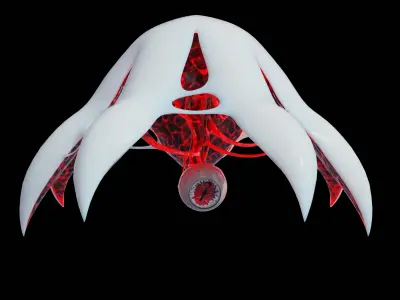 GlaziK Low-poly 3D model