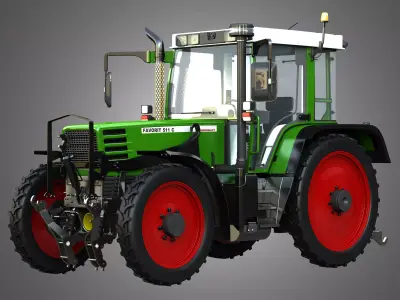 Favorit 511C Farming Vehicle 3D model