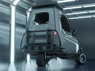 Peel P50 Offroad Free 3D model