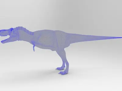 trex Dinosaur Low-poly 3D model