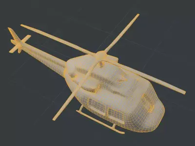 3D wireframe model  3D model