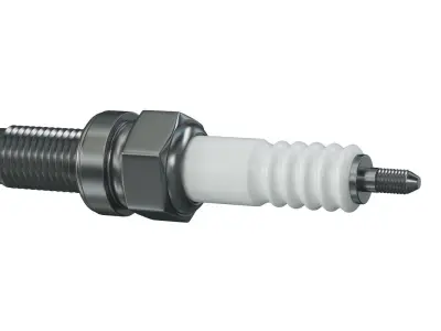 Spark plug 3D model