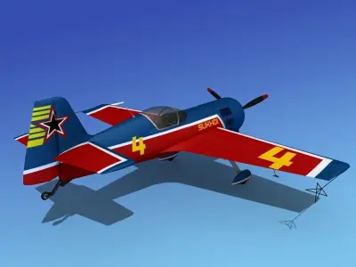 Sukhoi SU-26 Aerobat V06 3D model