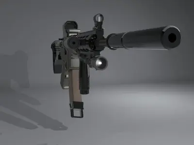 Colt M4A1 3D model