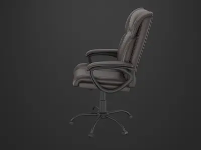 Staples Kelburne Luxura Faux Leather Desk Chair Free 3D model