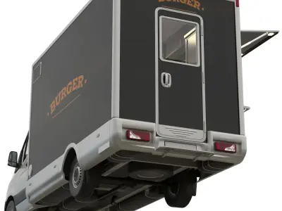 Sprinter Food Truck 3D model