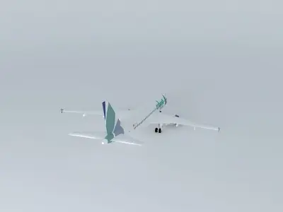 Orbest Orizonia Airlines Airbus A320214 Free 3D model