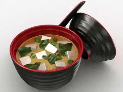 Miso Soup 3D model