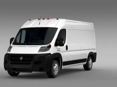 Ram Promaster Cargo 3500 HR 159WB 2015 3D model