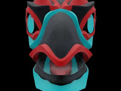 Indigenous Eagle Head Sculpture Free 3D print model