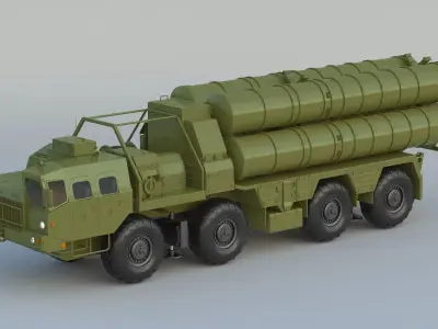 S-300 Missile System 3D model