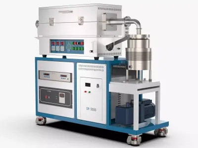 High Vacuum Tube Furnace 3D model