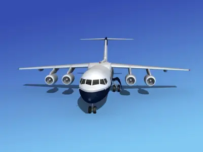 BAe 146-300 Corporate 3 3D model