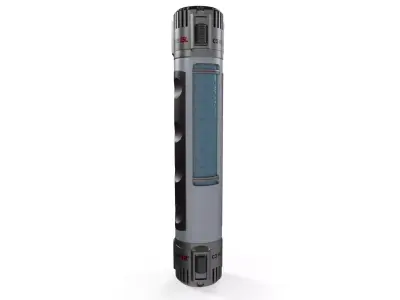 Sci-Fi Medical Vial Low-poly 3D model