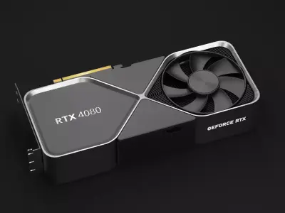 Nvidia GeForce RTX 4080 3D model