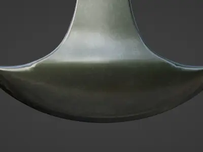 Battle Axe - Labrys Low-poly 3D model