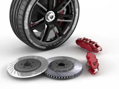 Wheel Zenvo ST1 3D model