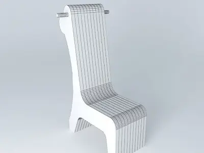 giraffe kid chair children39s chair giraffe Free 3D model