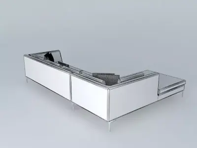 B%26B Italia - Custom Made Michel Sectional Free 3D model